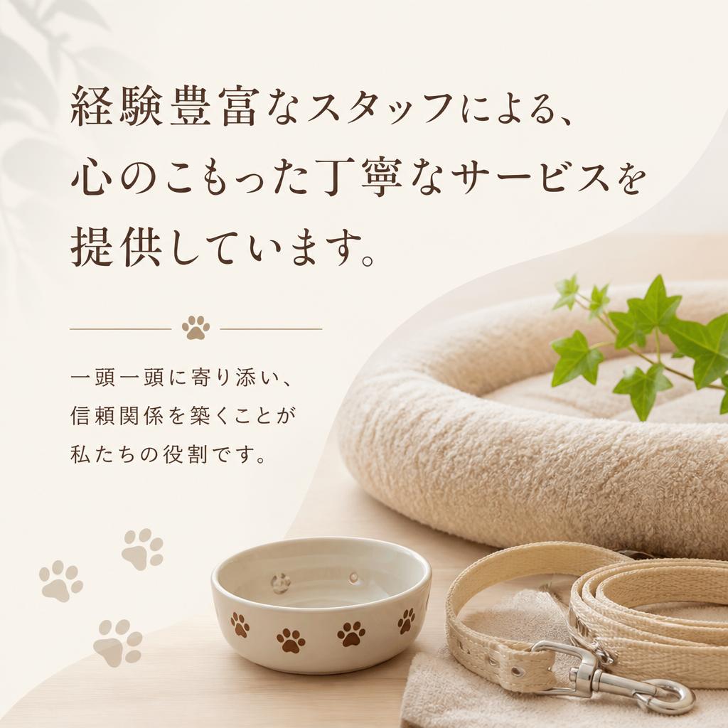 丁寧なサービス