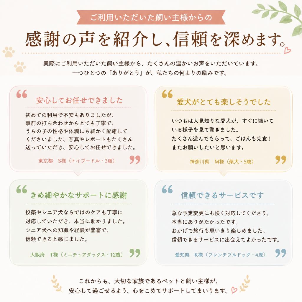 お客様の声