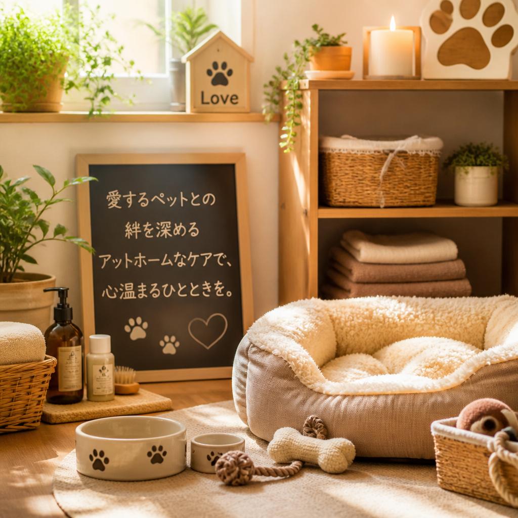 愛するペットとの絆を深めるアットホームなケアで、心温まるひとときを。