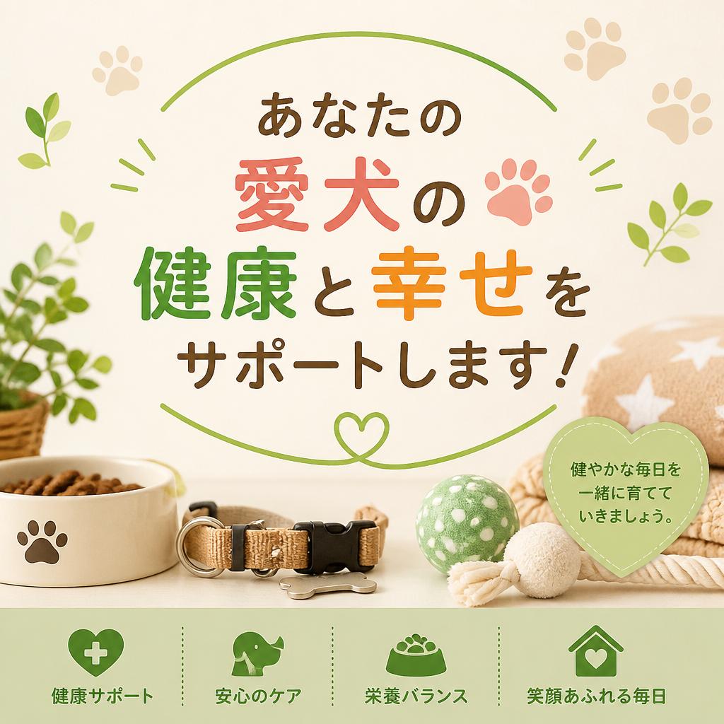 あなたの愛犬の健康と幸せをサポートします！