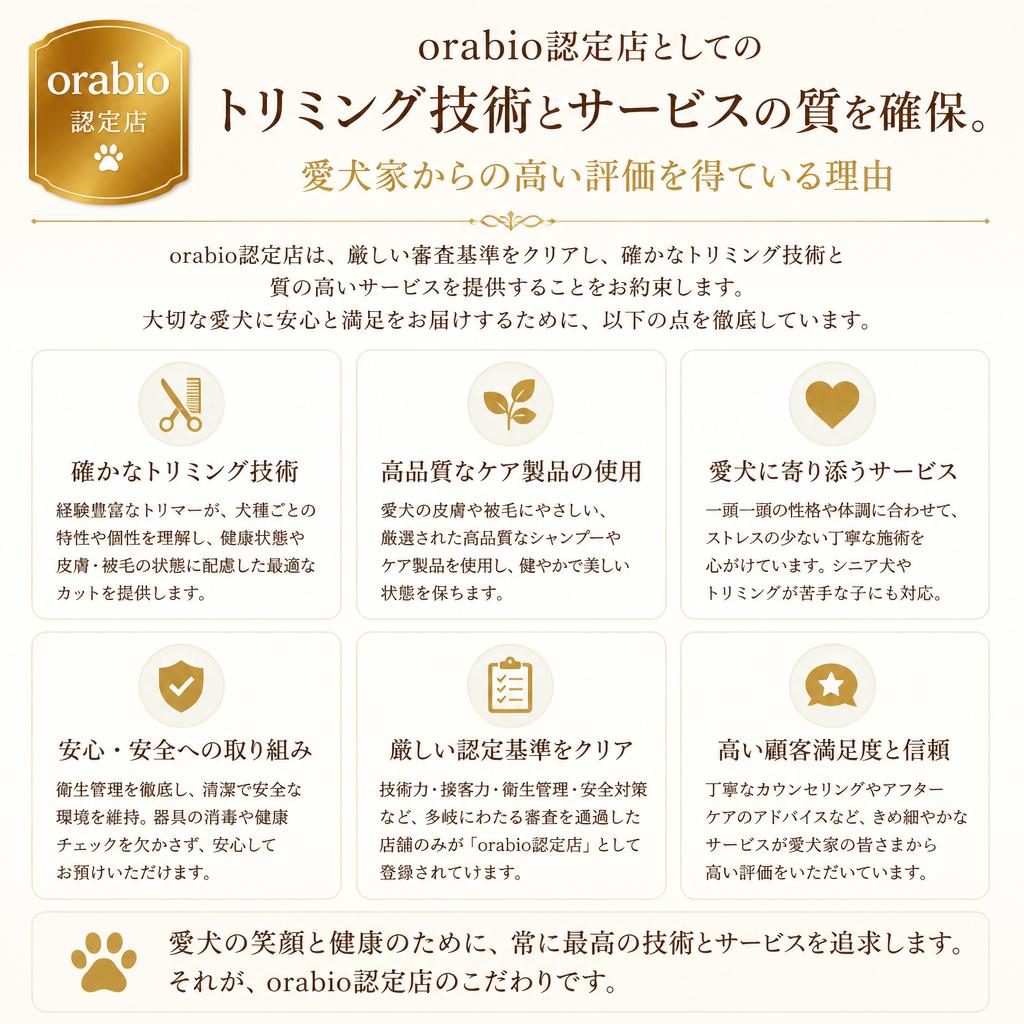 orabio認定店の信頼性