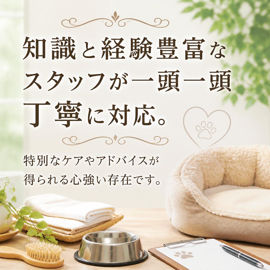 専門スタッフによる対応