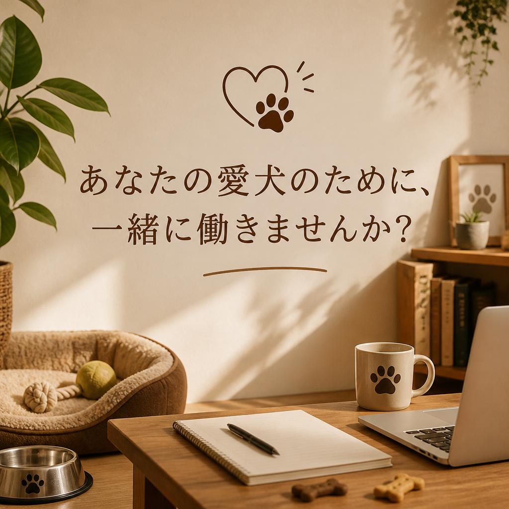 あなたの愛犬のために、一緒に働きませんか？